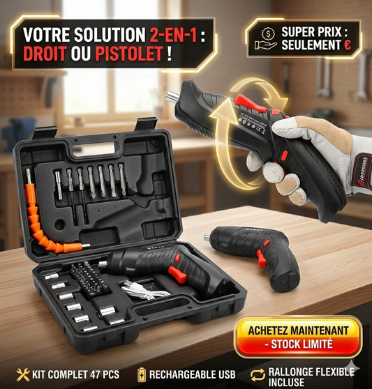 MINI VISSEUSE ELECTRONIQUE RECHARGEABLE ORIGINAL